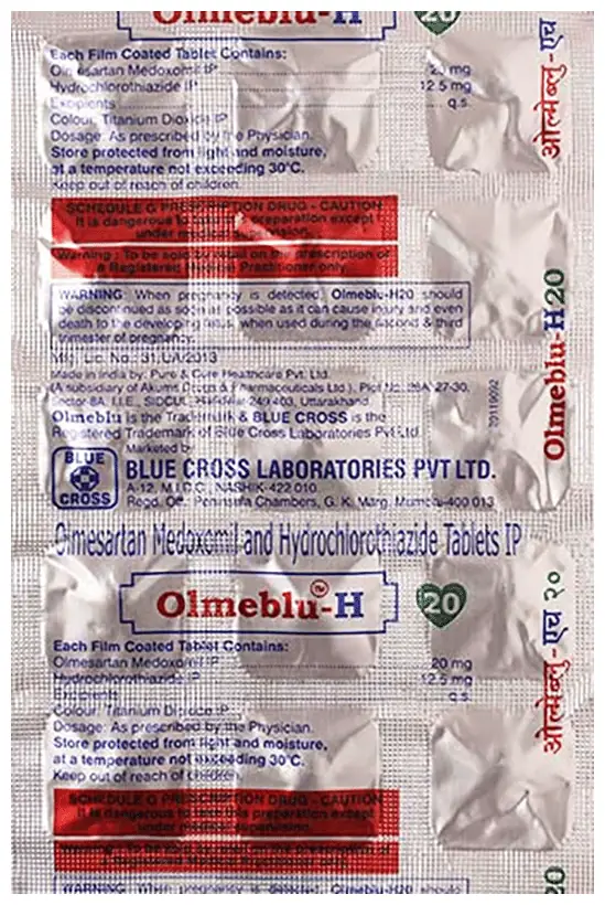 Olmeblu-H 20 Tablet