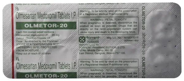 Olmetor 20 Tablet thumbnail 2