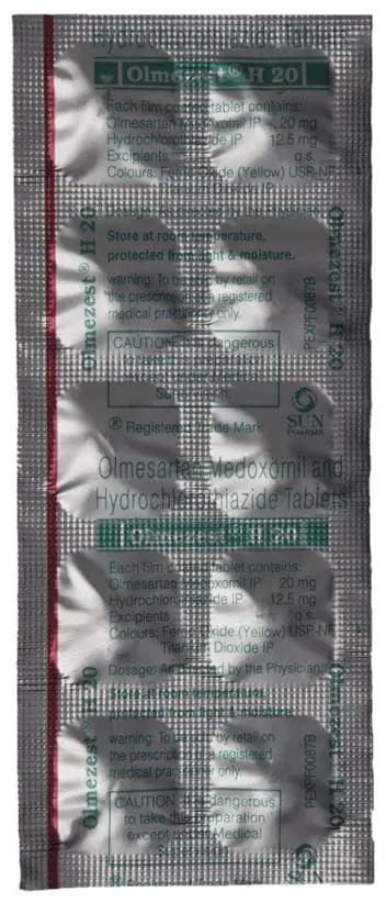 Olmezest H 20 Tablet