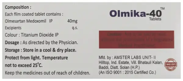 Olmika 40 Tablet thumbnail 2