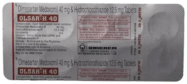 Olsar-H 40 Tablet thumbnail 3