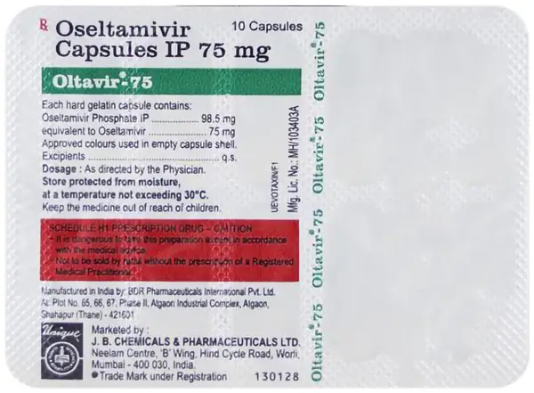 Oltavir 75mg Capsule thumbnail 3