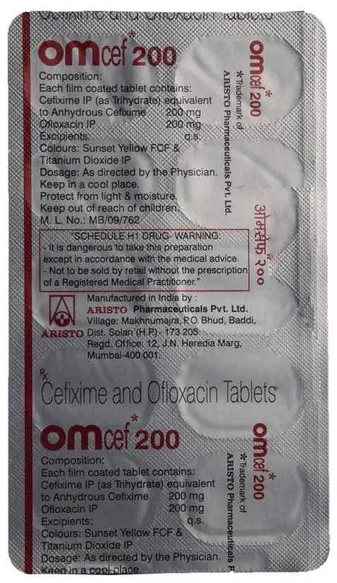 Omcef 200 Tablet thumbnail 2
