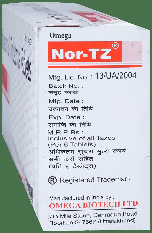 Omega Nor-TZ Tablet