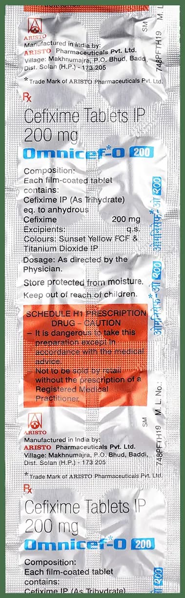 Omnicef-O 200mg Tablet thumbnail 4