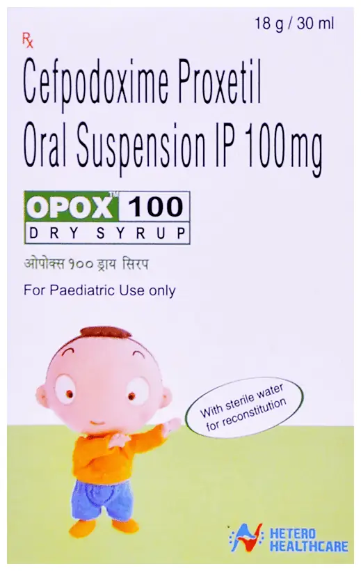 Opox 100mg/5ml Dry Syrup thumbnail 2