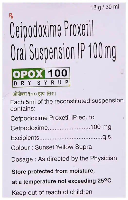 Opox 100mg/5ml Dry Syrup thumbnail 5