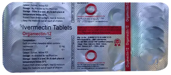 Orgamectin 12 Tablet