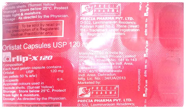 Orlip X 120mg Capsule
