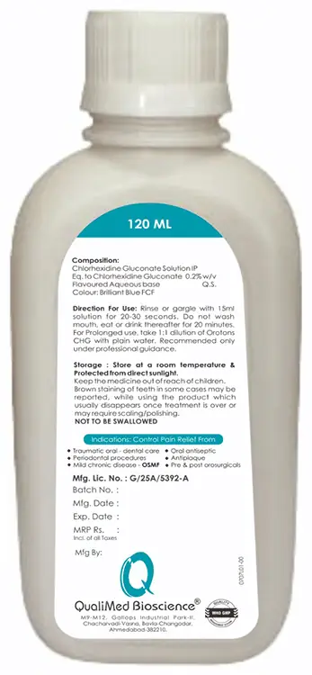 Oro Tons CHG Mouth Wash thumbnail 3