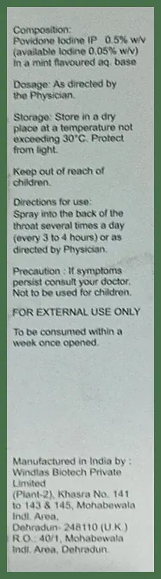 Oroclear Mouth Spray Mint thumbnail 2