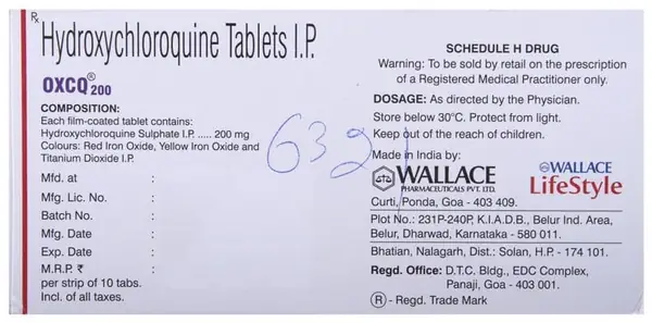 Oxcq 200 Tablet