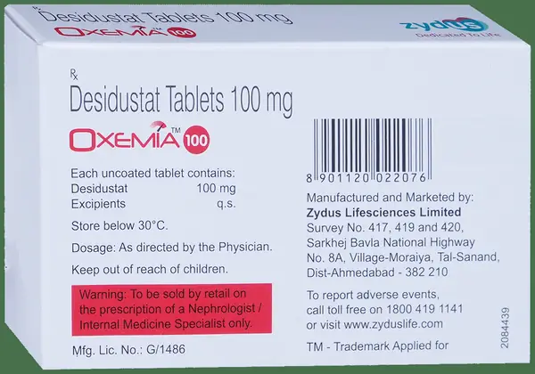 Oxemia 100 Tablet thumbnail 2