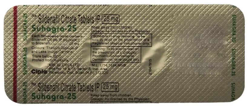 SUHAGRA 25MG TAB thumbnail 4