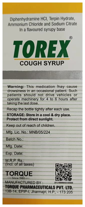 TOREX COUGH SYRUP thumbnail 3