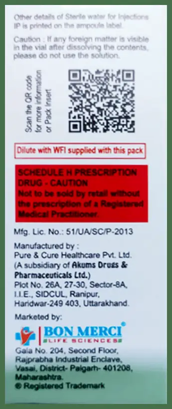 Walgadox 100 Injection