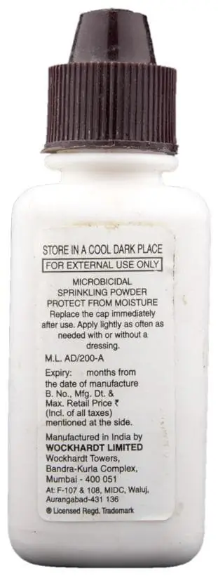 Wokadine 5% Dusting Powder