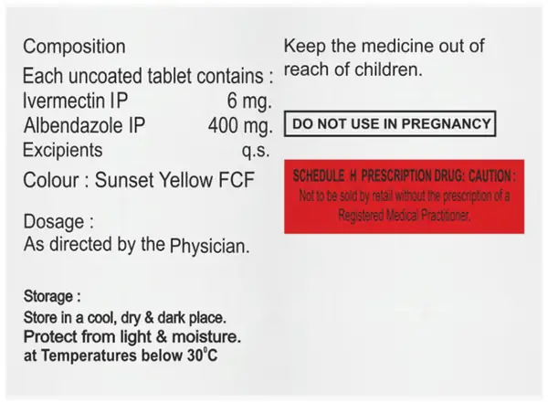 Womvax I 6mg/400mg Tablet
