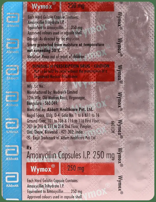 Wymox 250mg Capsule thumbnail 3