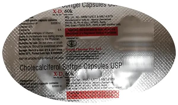X-D3 60K Softgel Capsule