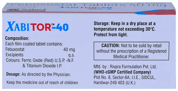 Xabitor 40 Tablet thumbnail 2