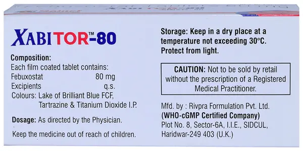 Xabitor 80 Tablet thumbnail 2