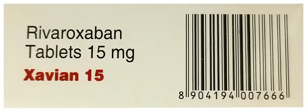 Xavian 15mg Tablet