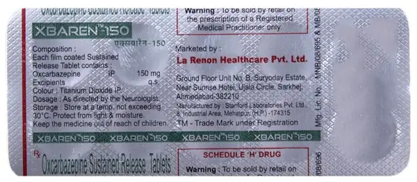 Xbaren 150 Tablet SR