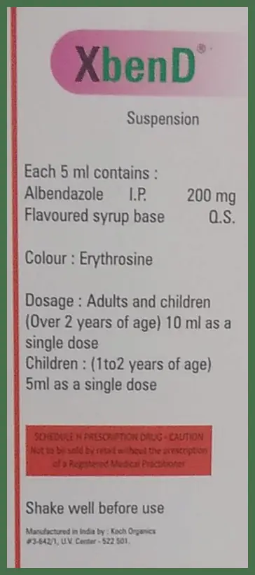Xbend Oral Suspension
