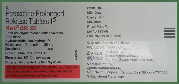 Xet CR 25 Tablet thumbnail 5