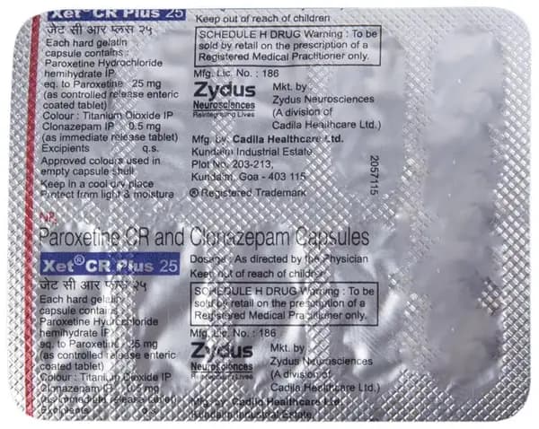 Xet CR Plus 25 Capsule thumbnail 3