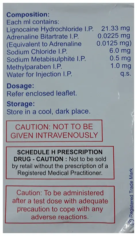 Xicaine Injection