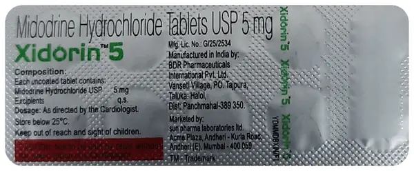 Xidorin 5 Tablet thumbnail 2