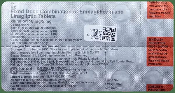Xilingio 10mg/5mg Tablet