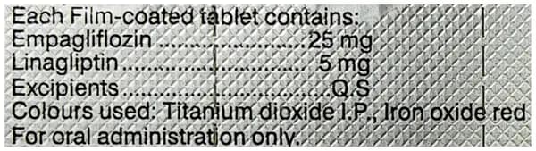Xilingio 25mg/5mg Tablet thumbnail 3