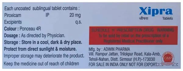 Xipra Sublingual tablet