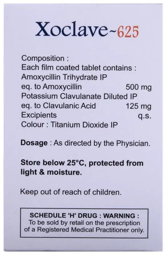 Xoclave 625 Tablet