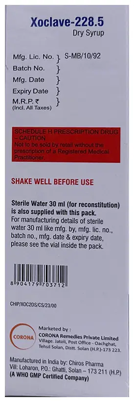 Xoclave Dry Syrup thumbnail 3