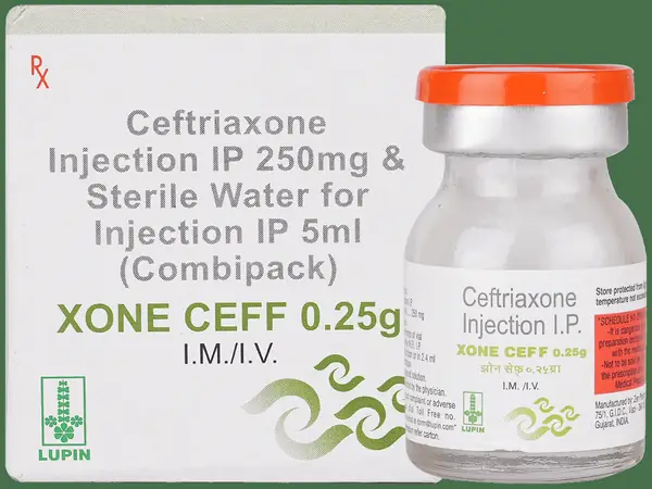 Xone Ceff 250mg Injection thumbnail 4