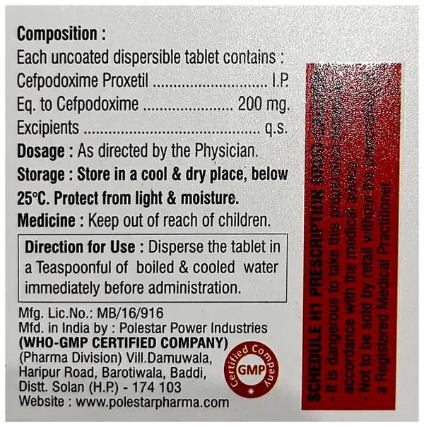 Xtracef 200 Tablet DT