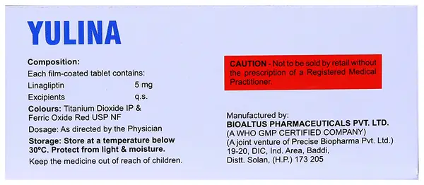 Yulina 5mg Tablet thumbnail 2