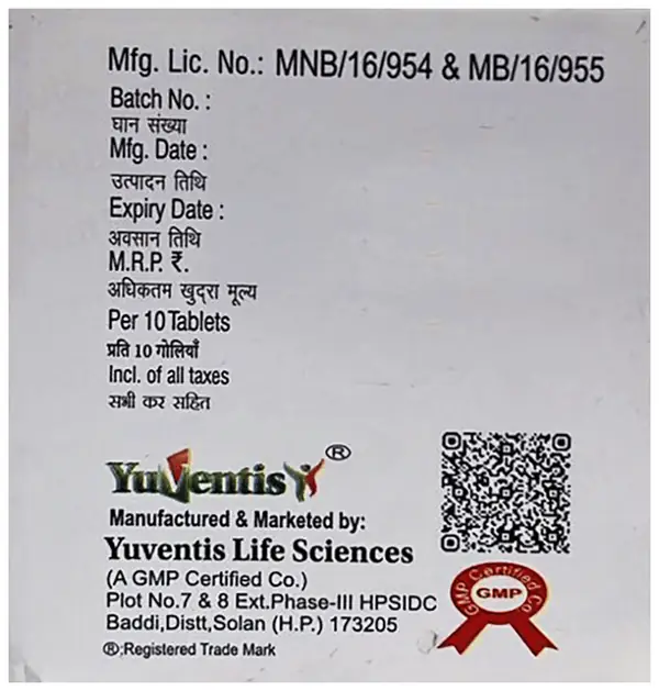 Yuvisef 100 Tablet DT thumbnail 2