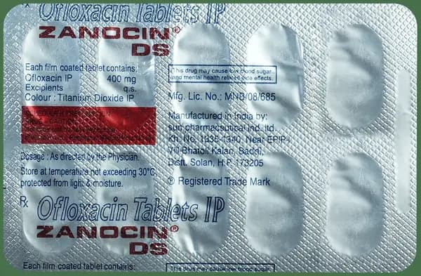 Zanocin DS Tablet thumbnail 2