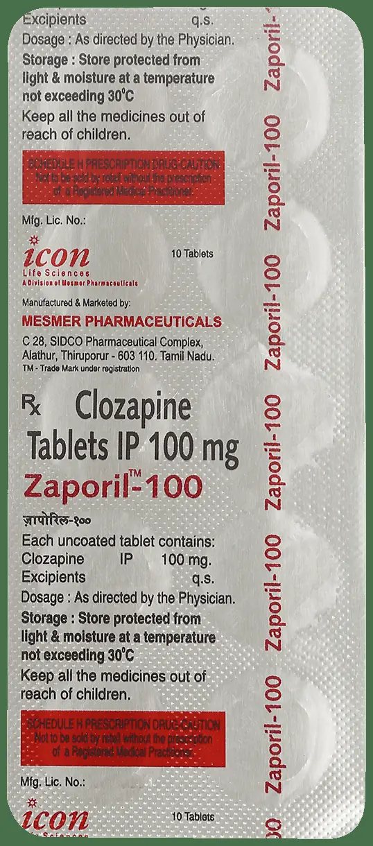 Zaporil 100mg Tablet thumbnail 3