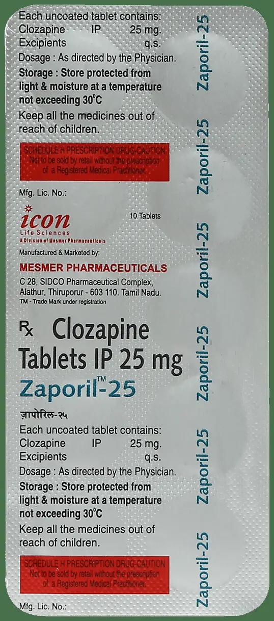 Zaporil 25mg Tablet thumbnail 4