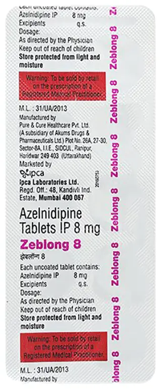 Zeblong 8mg Tablet thumbnail 4