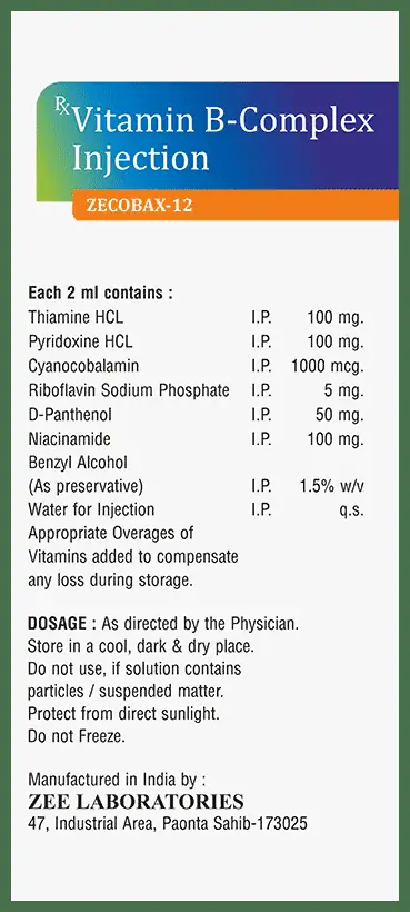 Zecobax 12 Injection