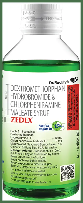Zedex Cough Syrup thumbnail 2