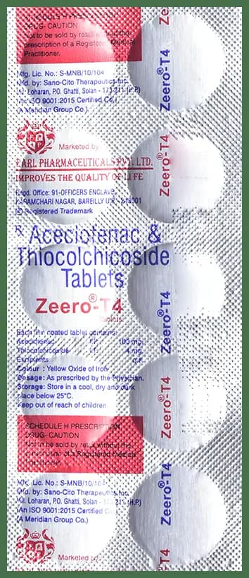 Zeero T 100mg/4mg Tablet thumbnail 4