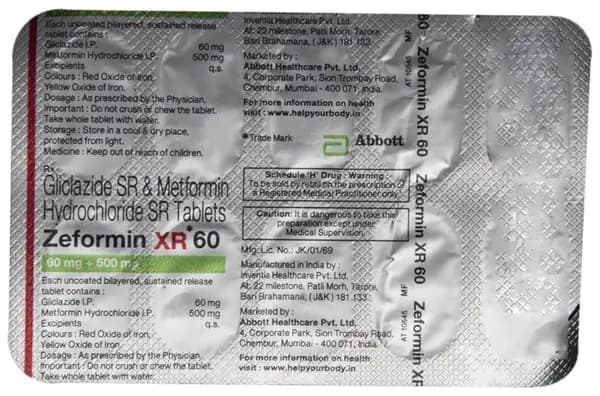 Zeformin XR 60 Tablet